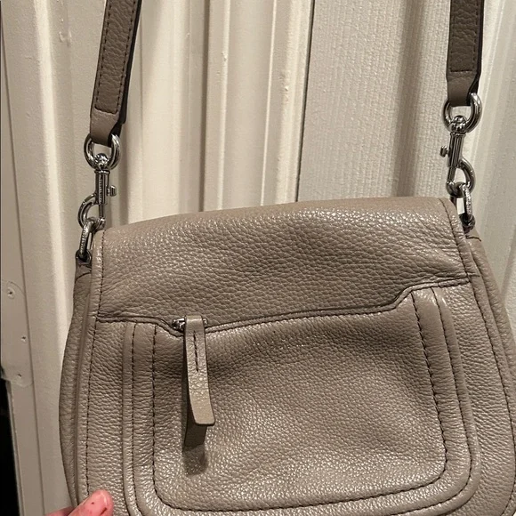 Marc Jacobs Gray Leather Crossbody Bag - Picture 3 of 3